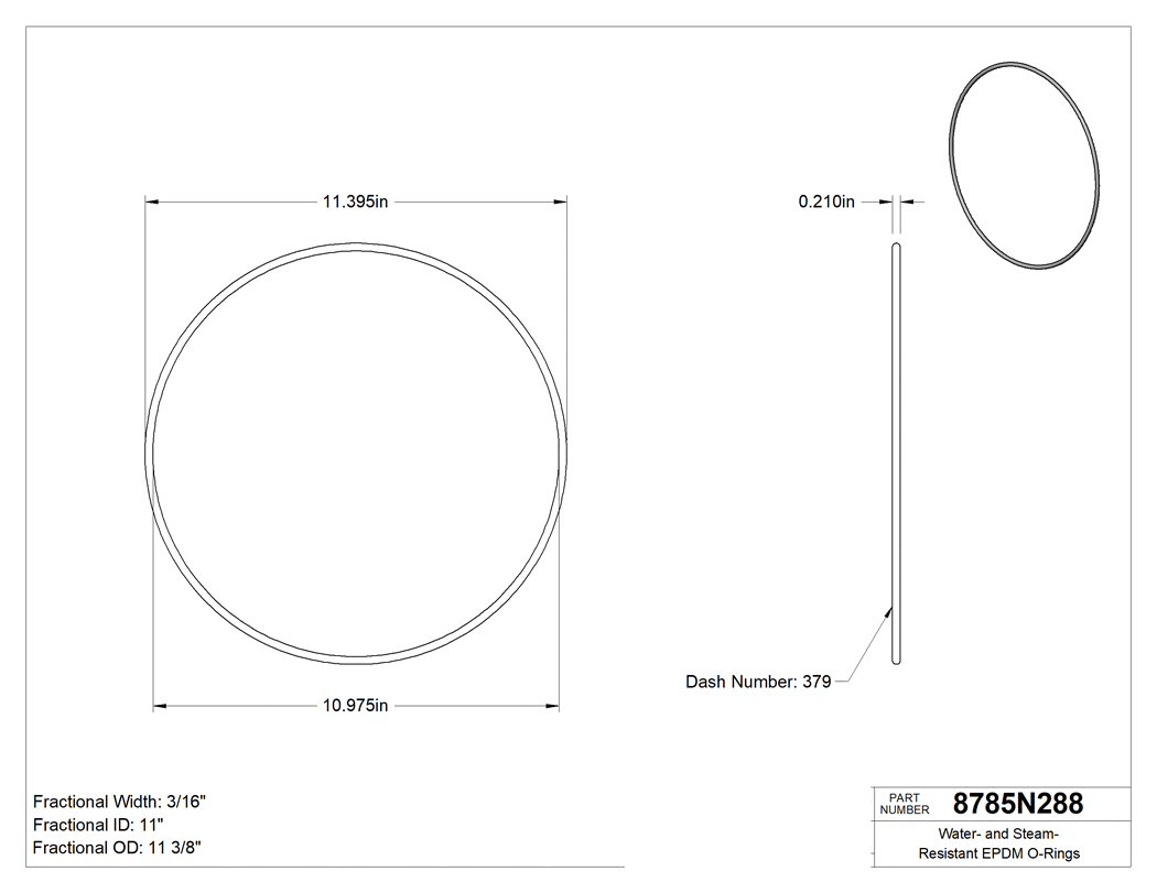 Technical drawing - 8785N288